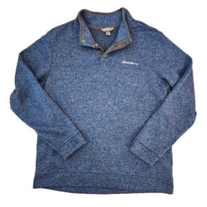 Eddie Bauer mens sweater button down size XL